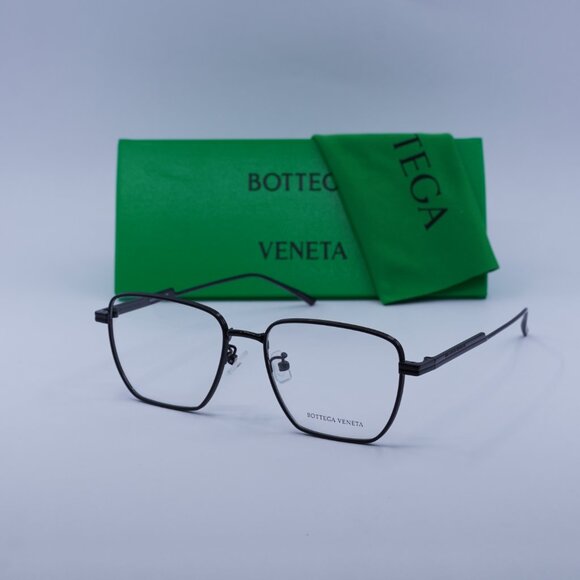 Bottega Veneta BV1015O 001 Square Eyeglasses – Black 52mm - Picture 6 of 10